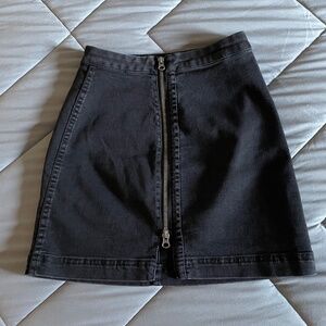 Free People black mini skirt